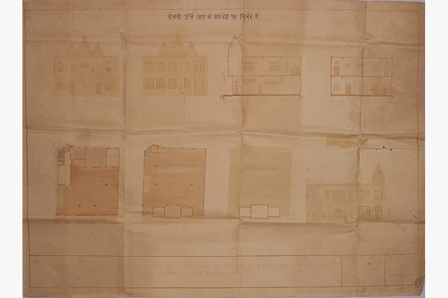 <a href="/assets/5e217a8e-f08d-442a-92df-8a0bacae4112/6-dunlop-3-b289.jpg"><strong>Plan of &ldquo;Proposed Temple at 45 Chander Road&rdquo; (Lakshminarayan Temple)</strong></a><br>
Late 1950s, Singapore<br>
Paper on Linen<br>
<em>Collection of Singapore North Indian Hindu Association</em>