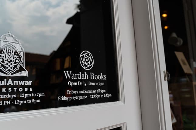 Door Signage of Wardah Books