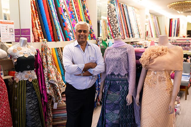 Owner 2 of Osman Silk House