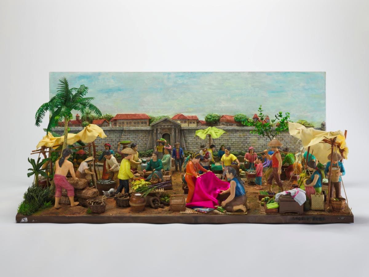 Diorama of a Parián scene