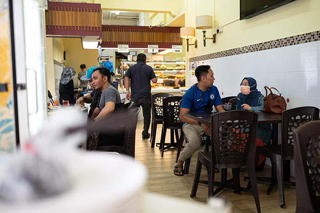 Interior of Warong Nasi Pariaman