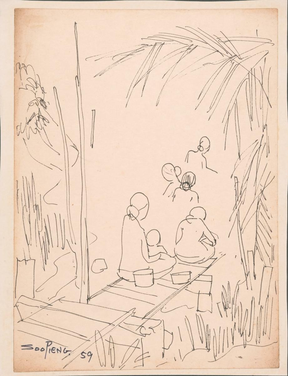 Untitled (Six People by the River)