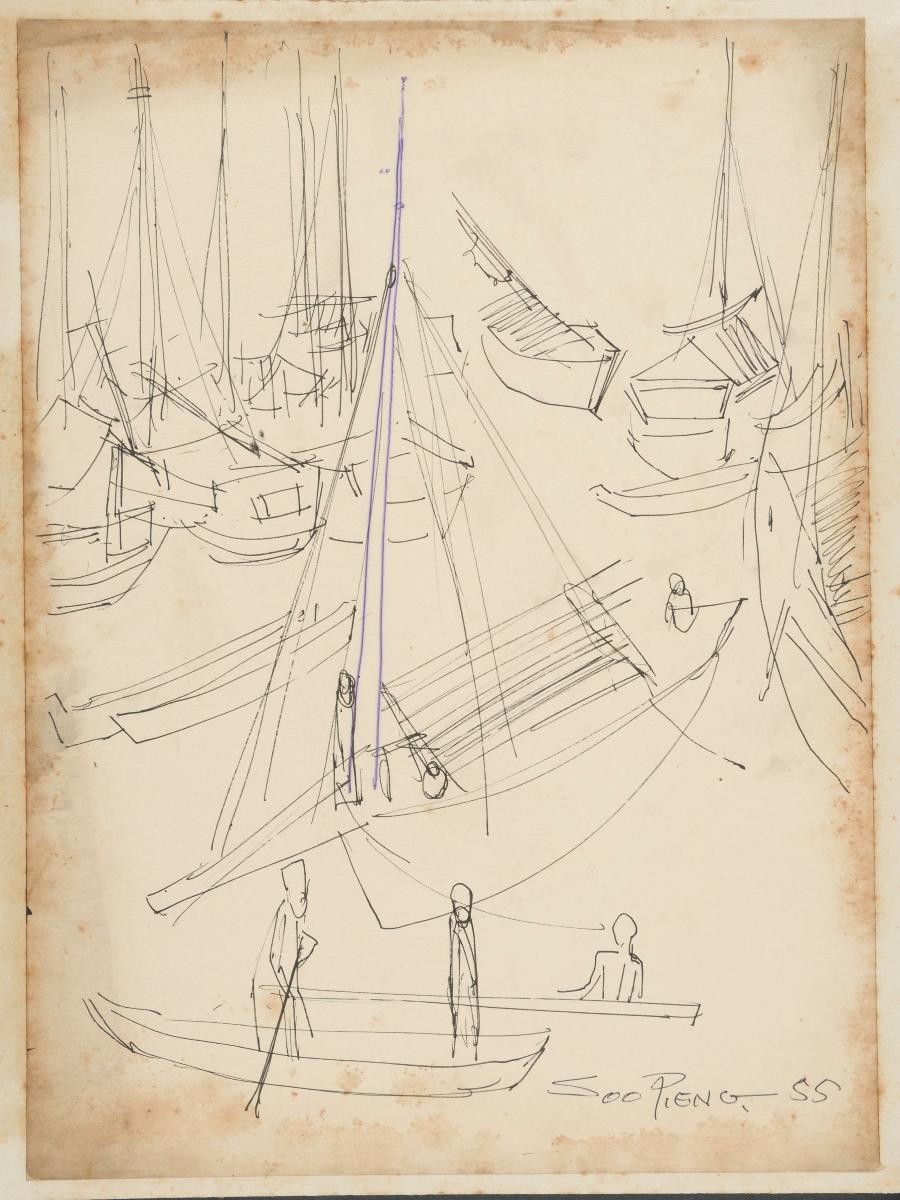 Untitled (Multiple Boats, Four People)