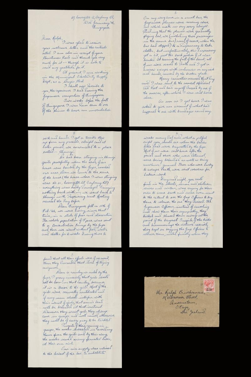 Letter from Andrew Chan to Ralph Buchanan