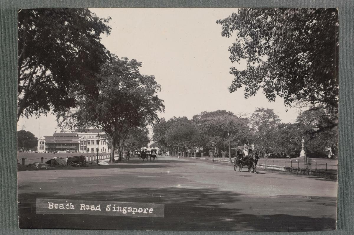 View of the Padang from Beach Road