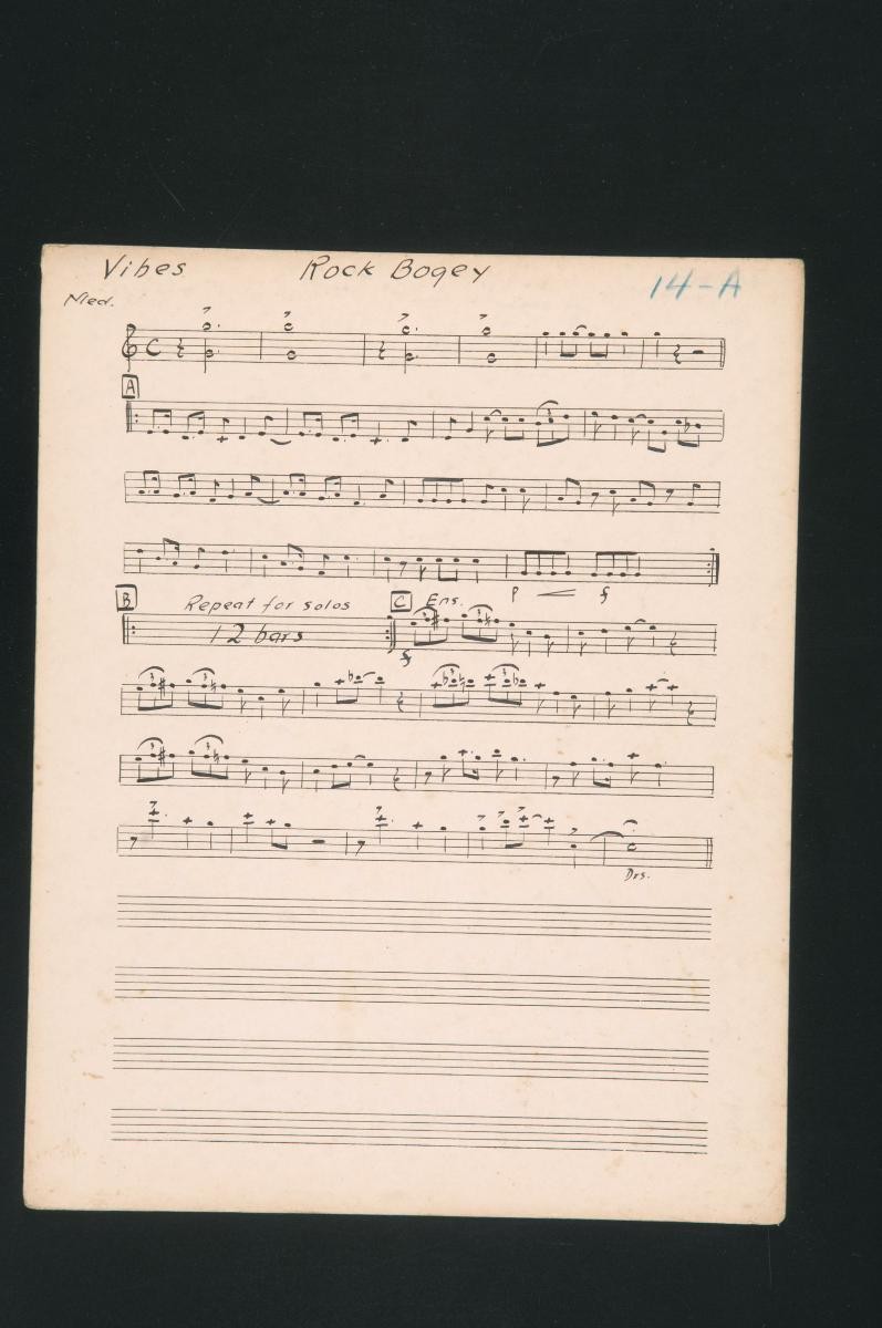 ‘Rock Bogey’ music score
