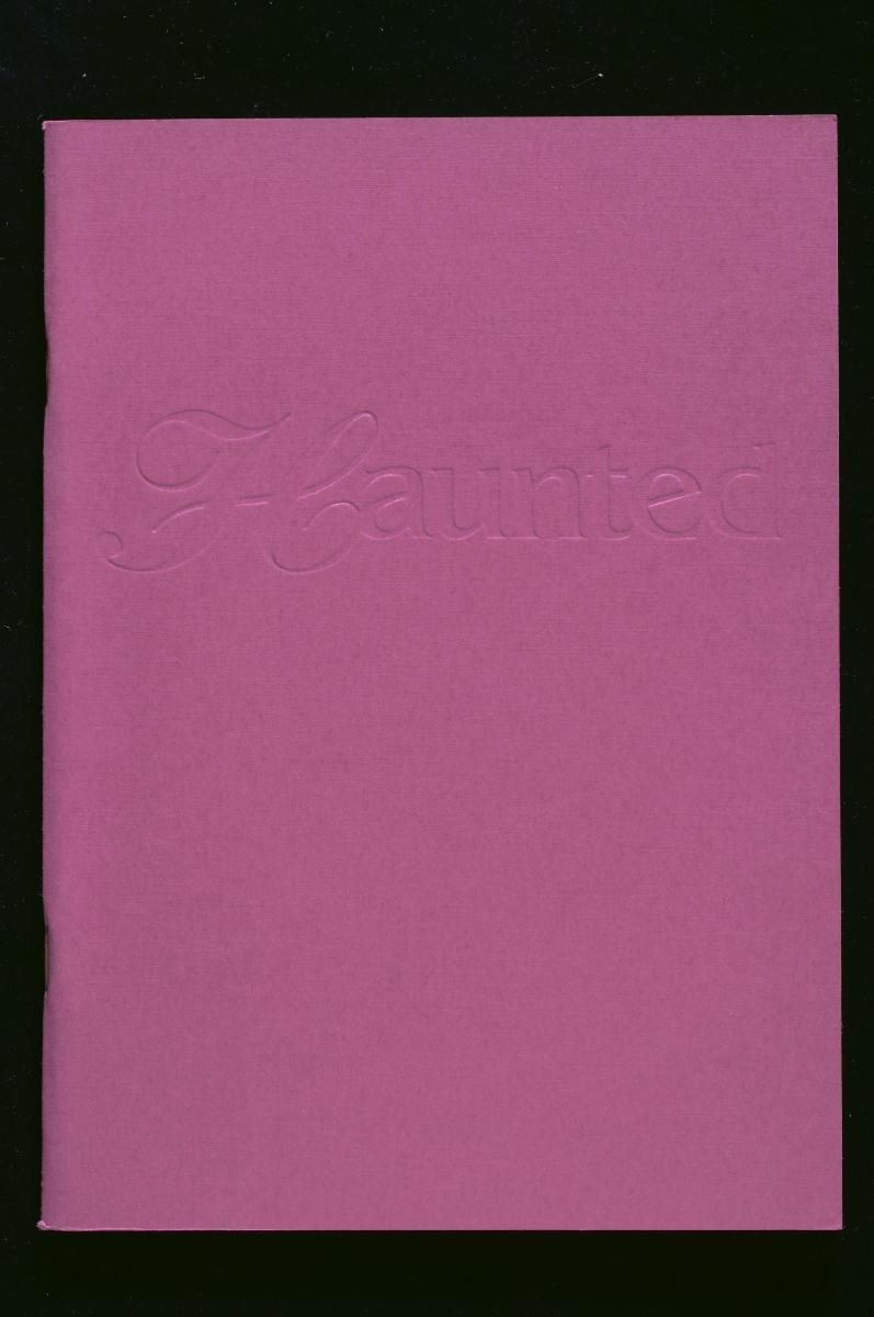 Programme booklet for the TheatreWorks’ production, ‘Haunted’