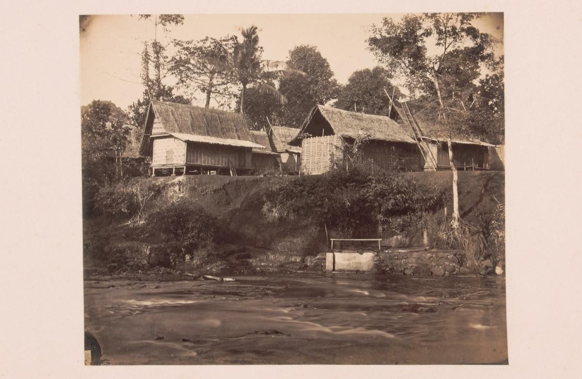 Kampong in Buitenzorg (Bogor)