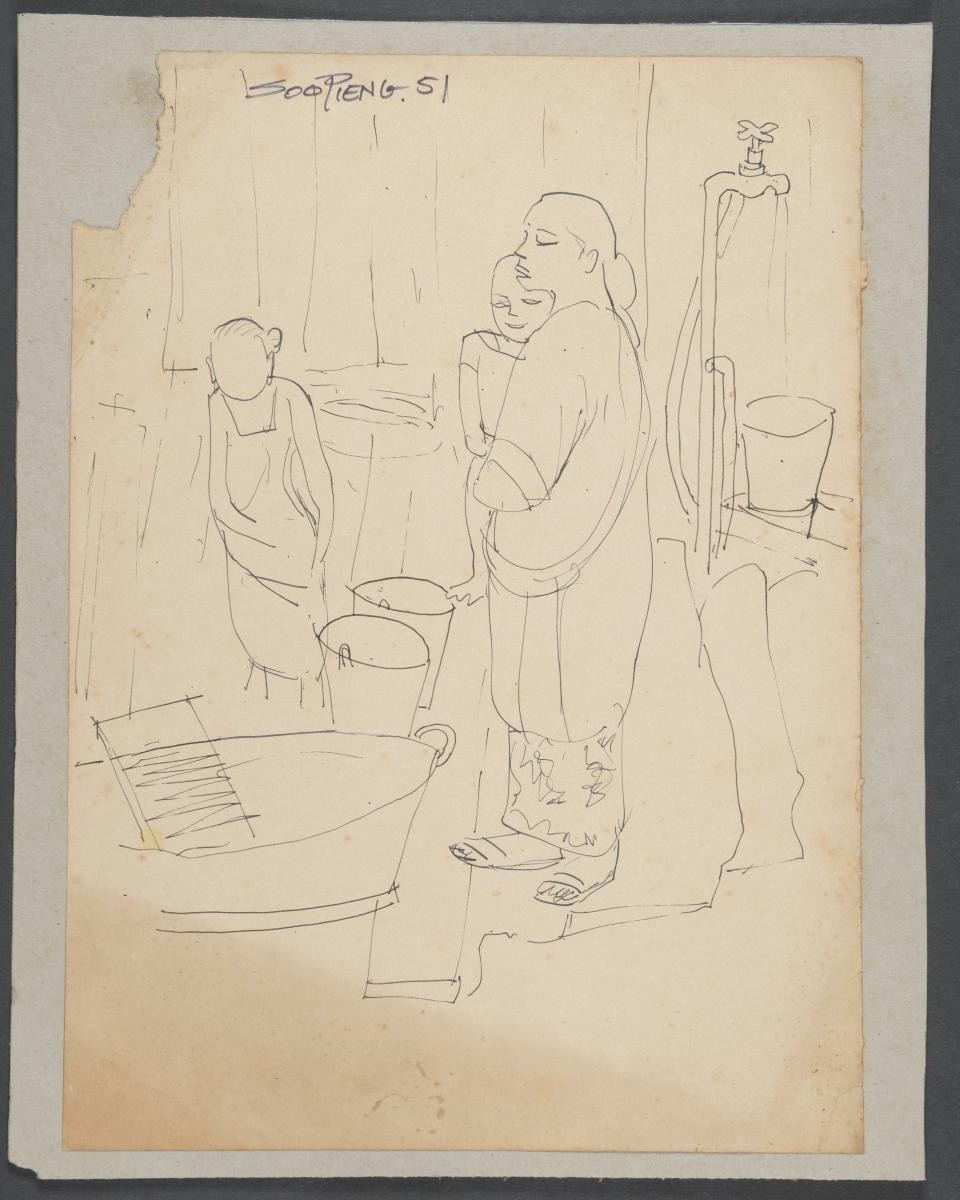 Untitled (Malay Women Washing Clothes)