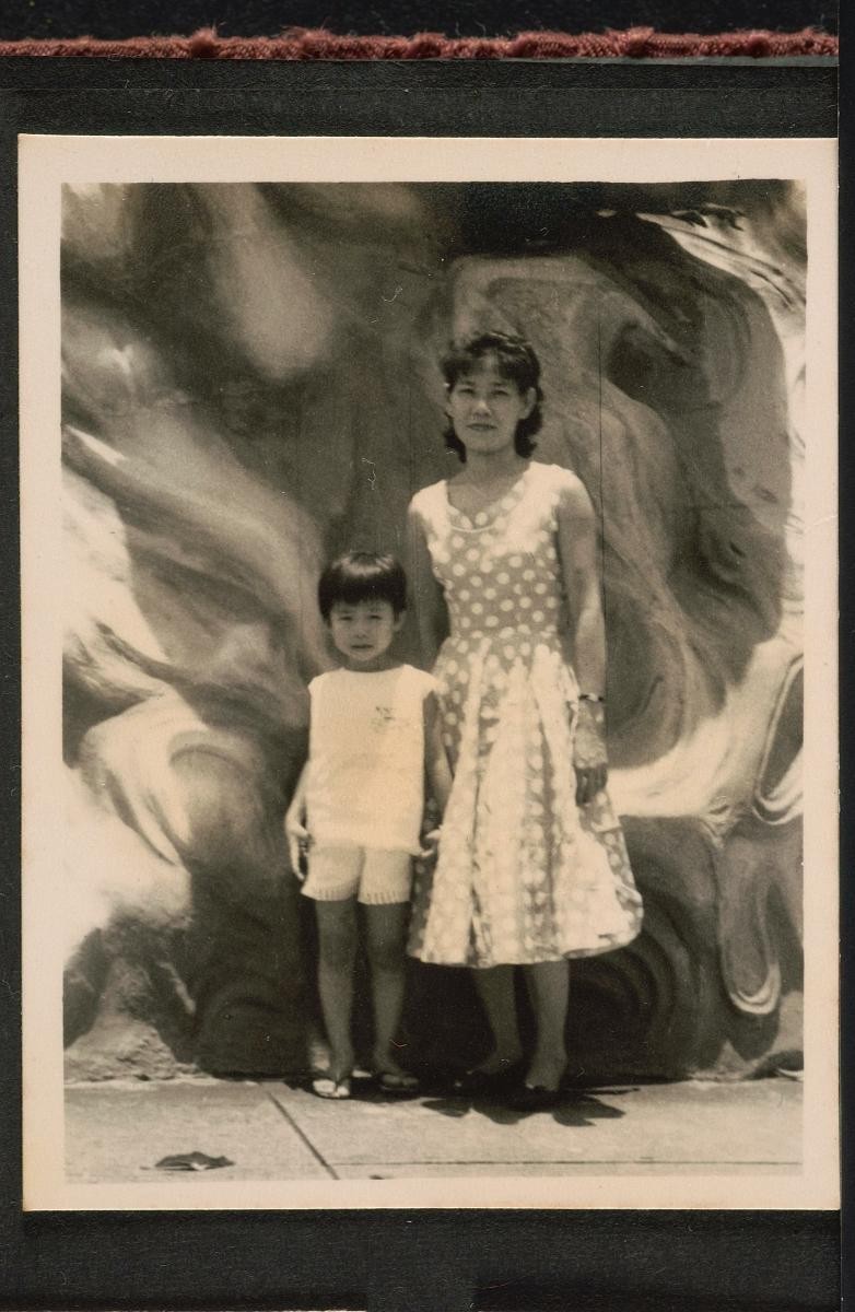 A lady and a child