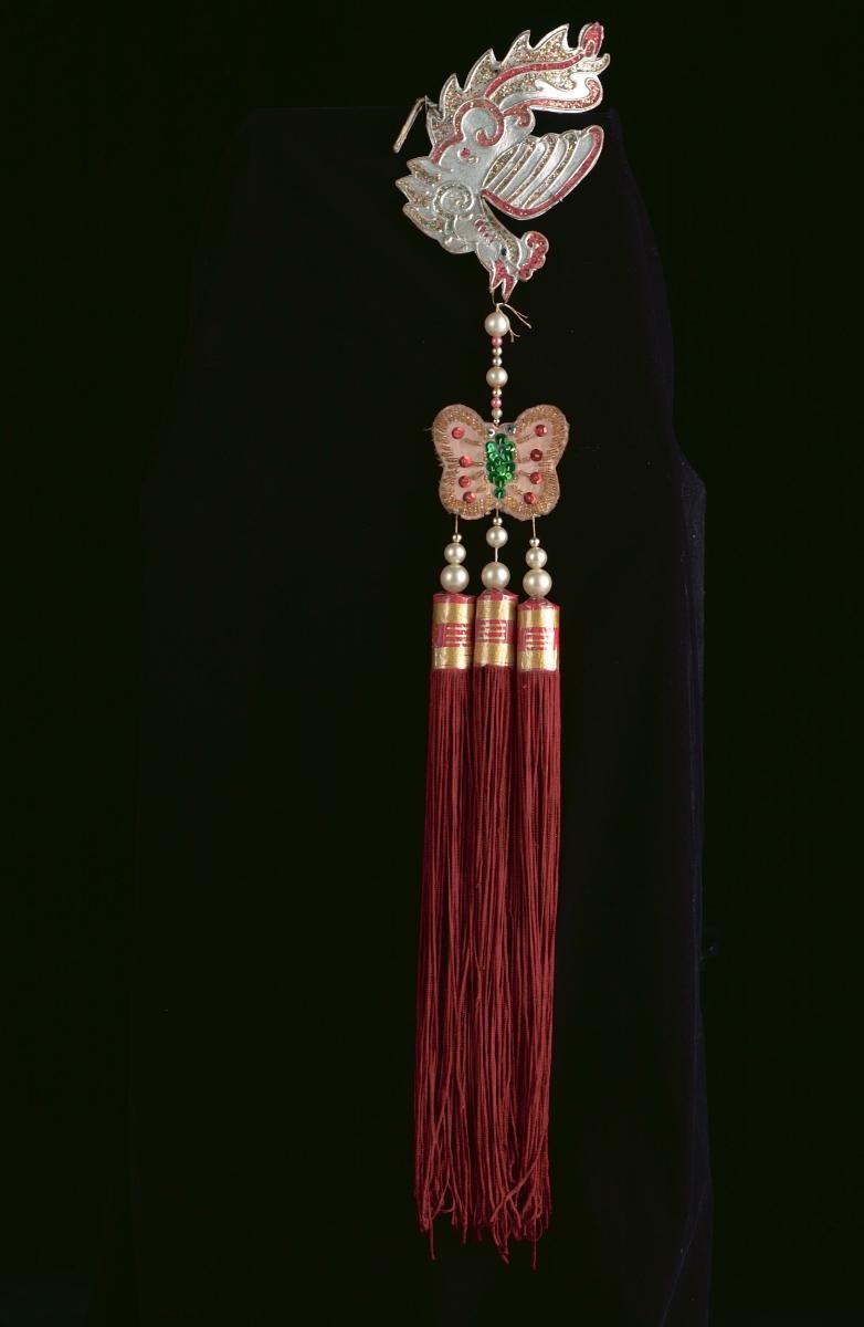 Chinese opera wedding hat tassel