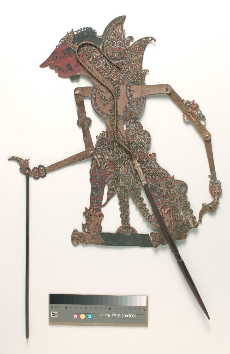 Shadow puppet of a ruling prince