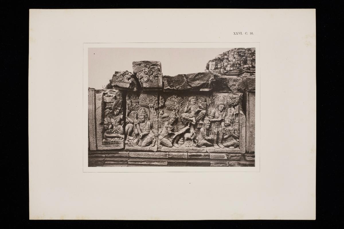 Sculptured relief depicting the ‘Ramayana’ from Dr Isaac Groneman’s ‘Candi Prambanan in Central Java’