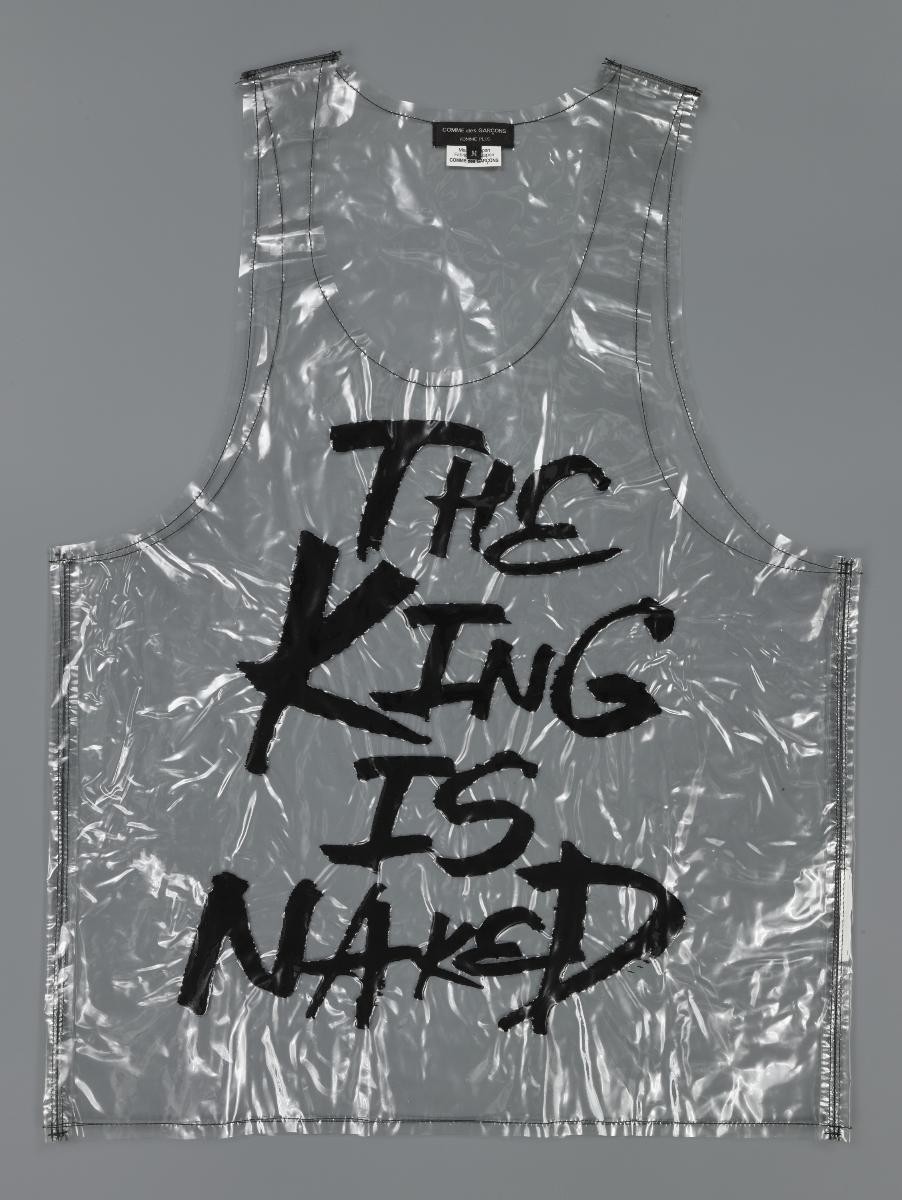 Comme des Garcons graphic plastic gilet