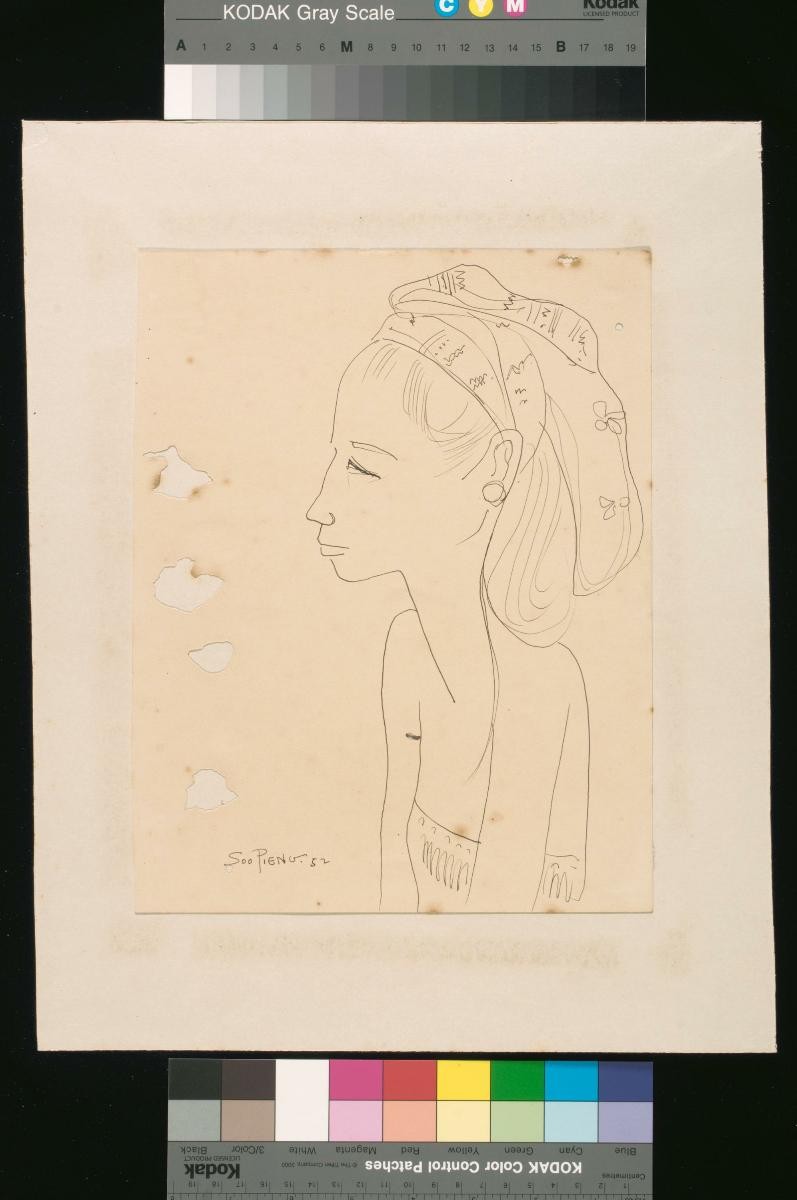 (Untitled) Side View of a Woman