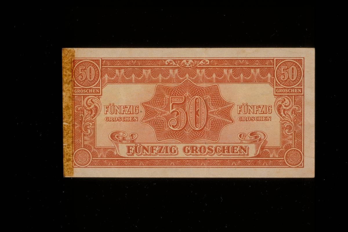 Autographed currency note