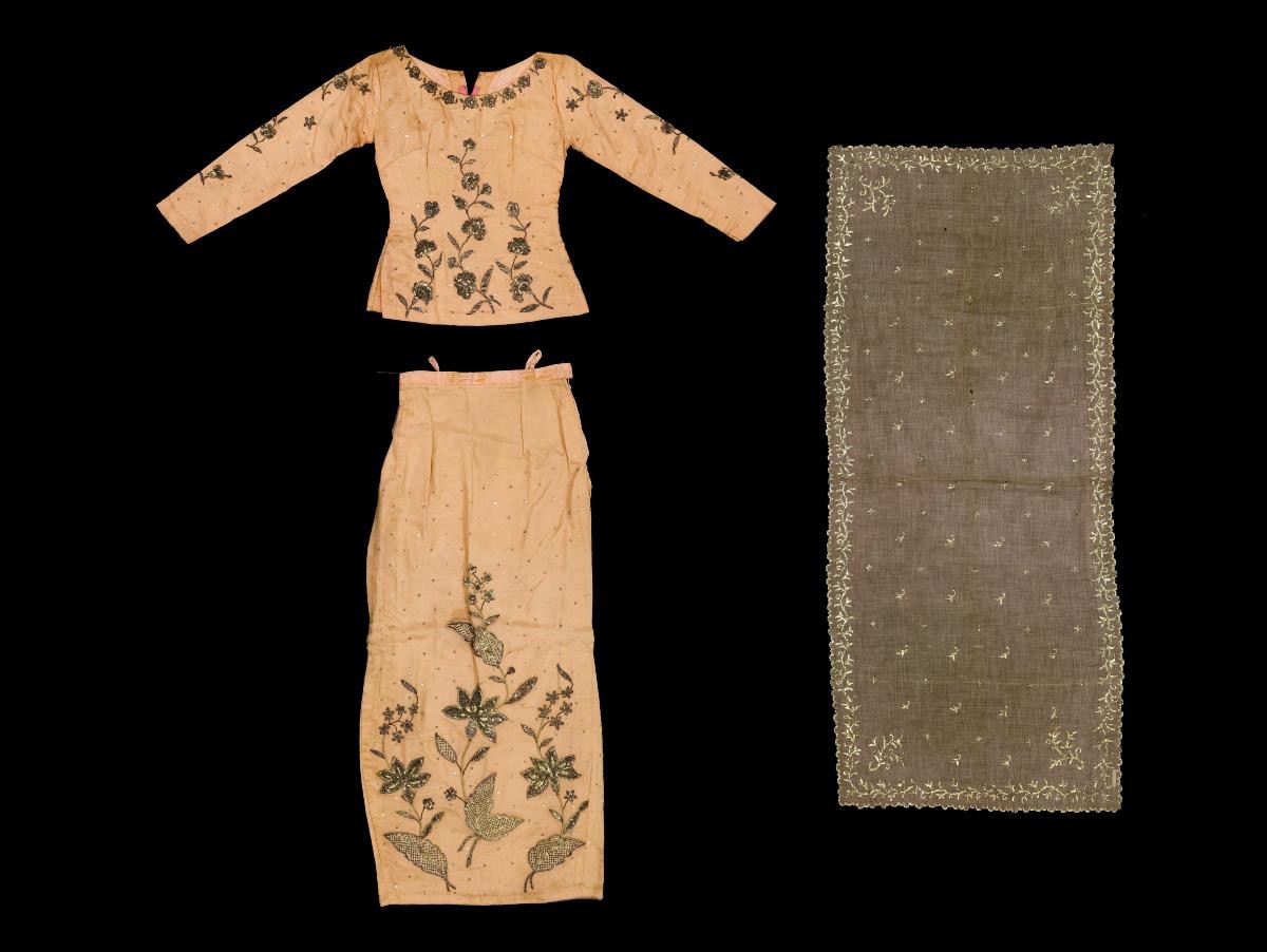 Bride's outfit