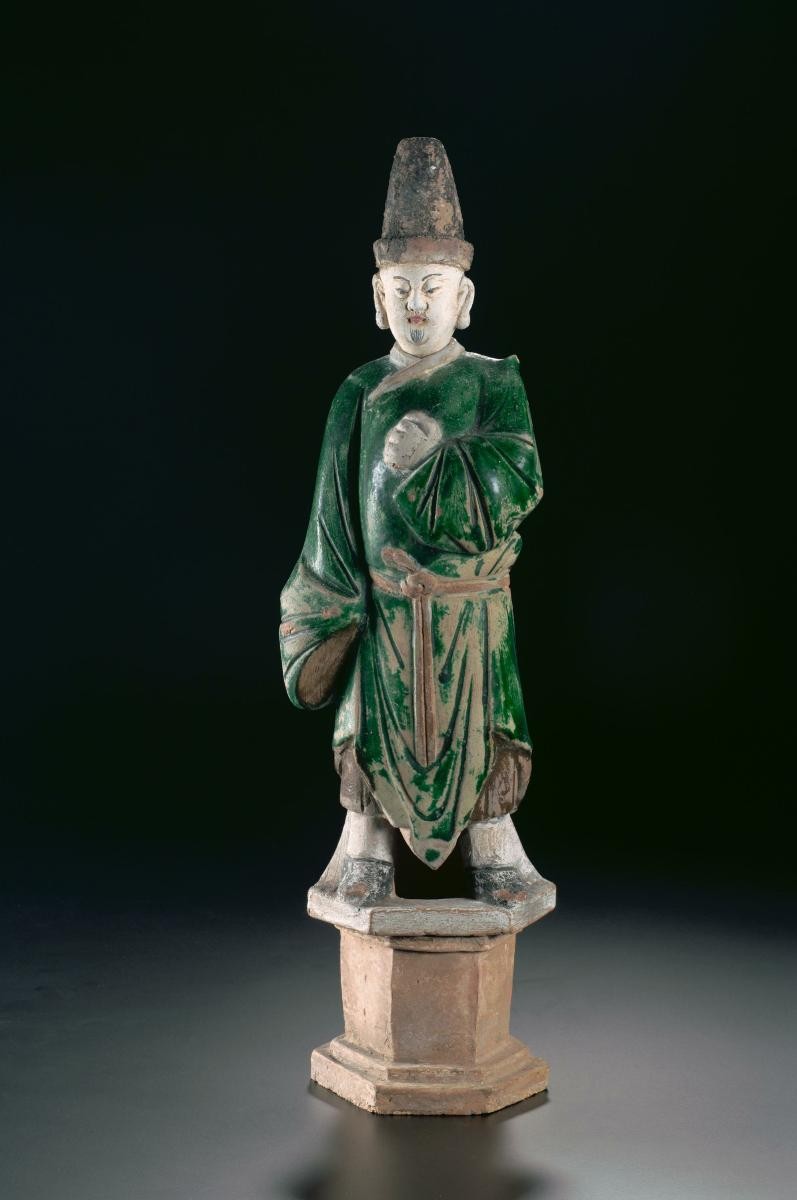 Figure of an attendant