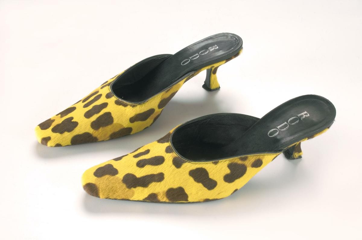 Rodo leopard printed slides
