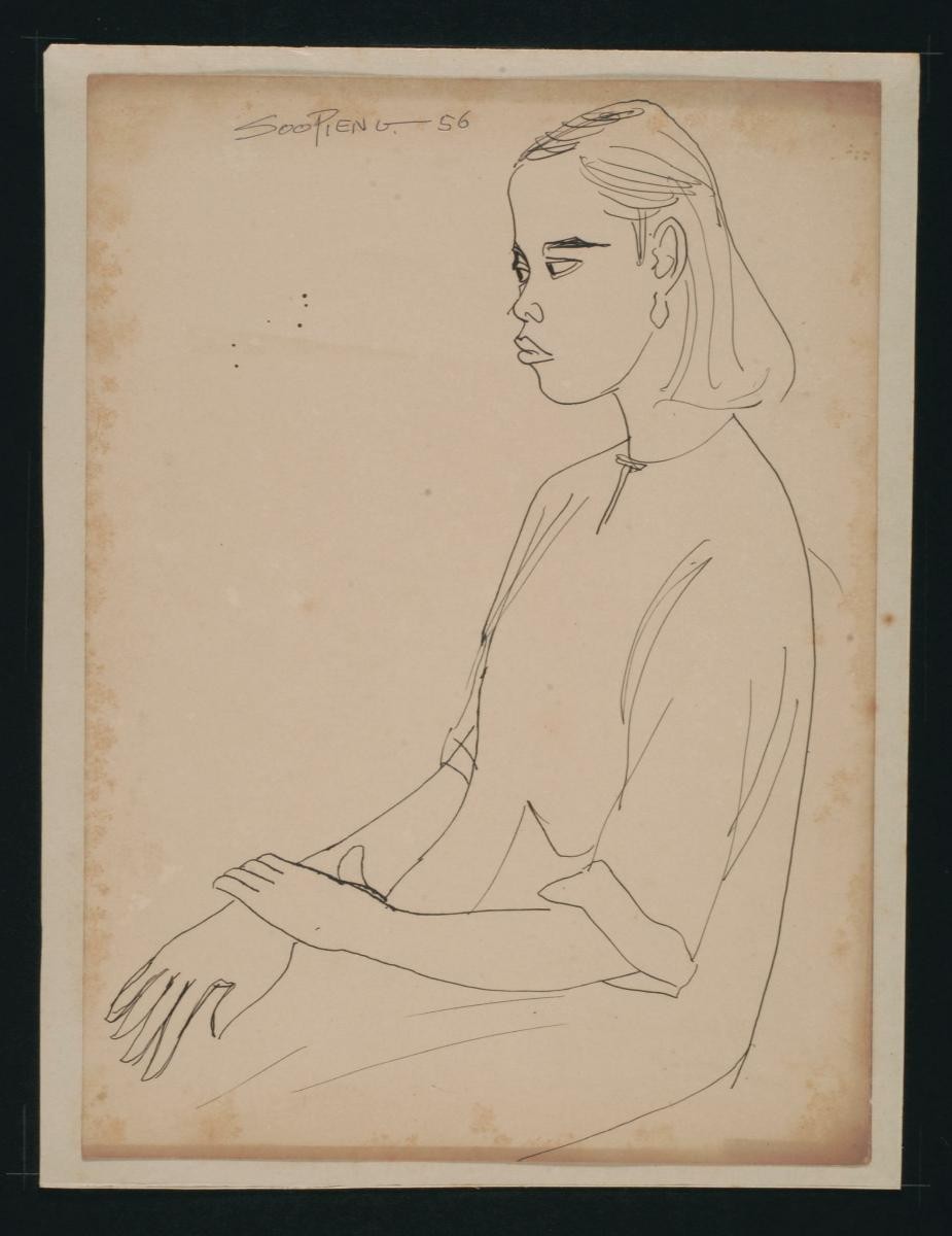 Untitled (Side Portrait of A Girl)