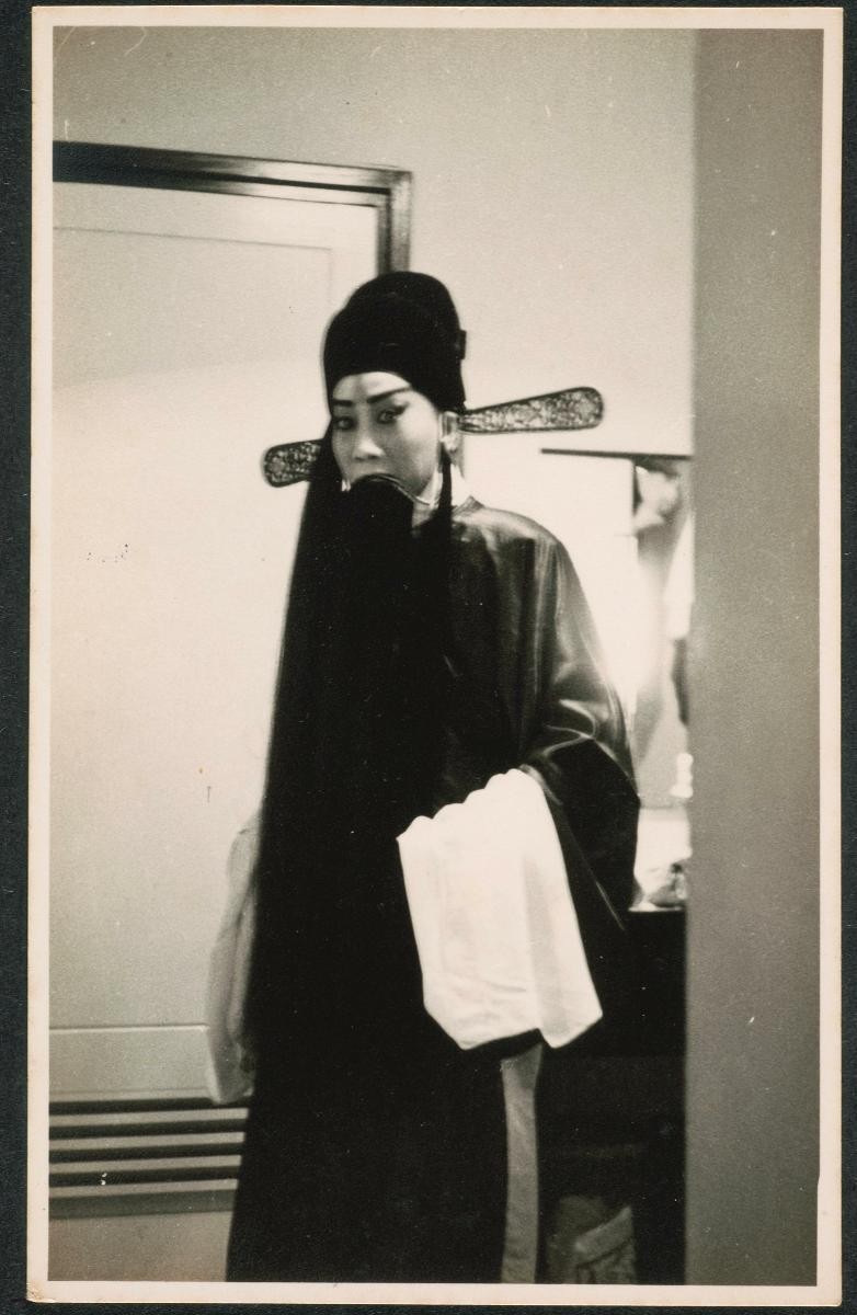Chinese opera actress Phan Wait Hong dressed in costume