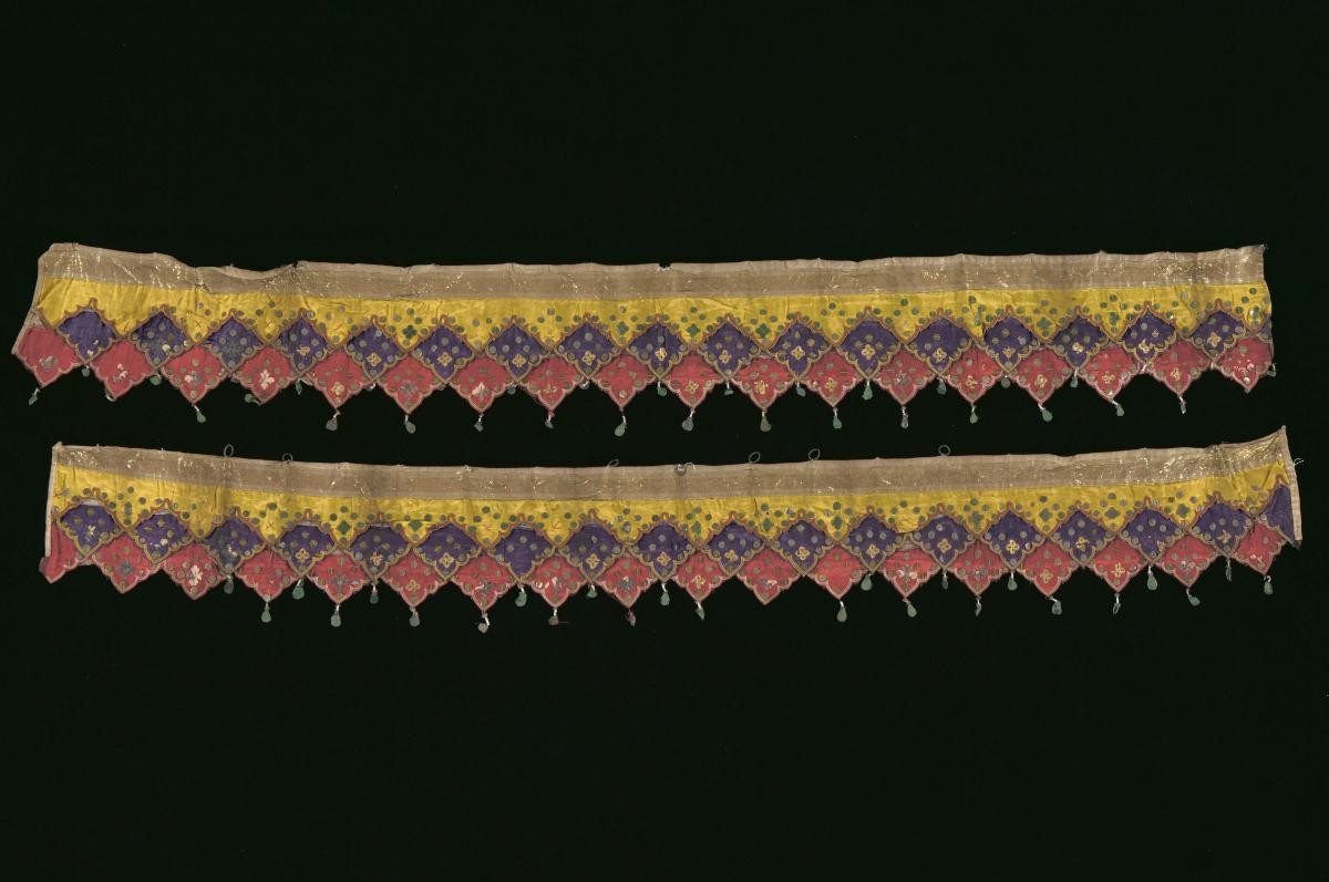 Pair of bed hangings