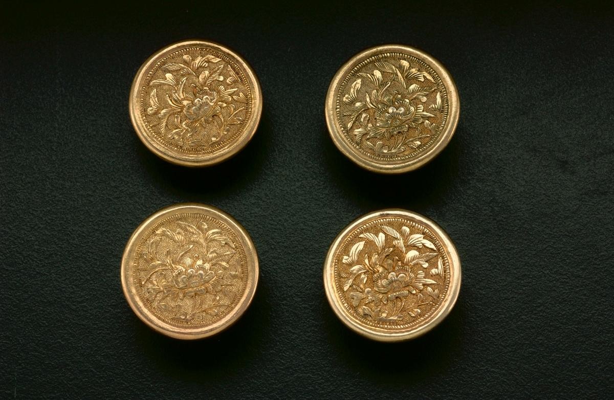 Set of buttons
