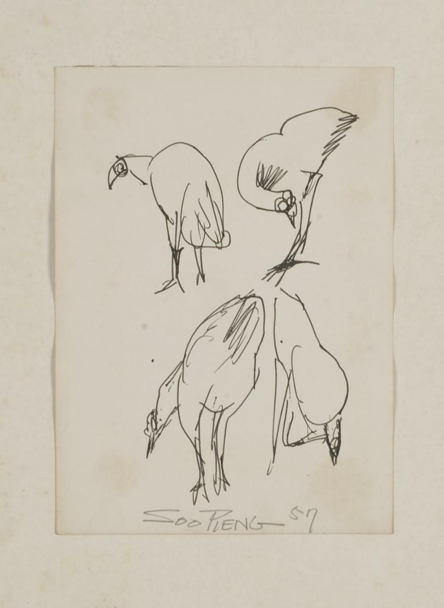 Untitled (Chicken in Four Poses)