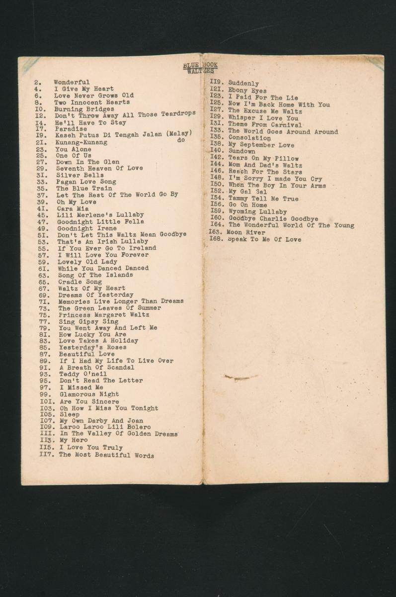 Blue book (Waltzes)