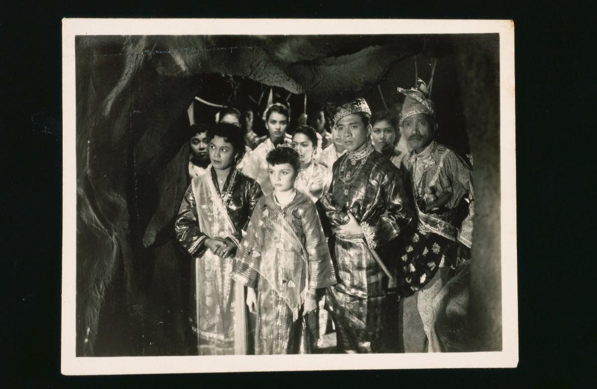 A scene from the film, 'Selendang Delima'