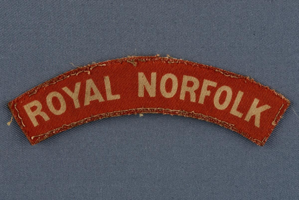 Royal Norfolk cloth badge