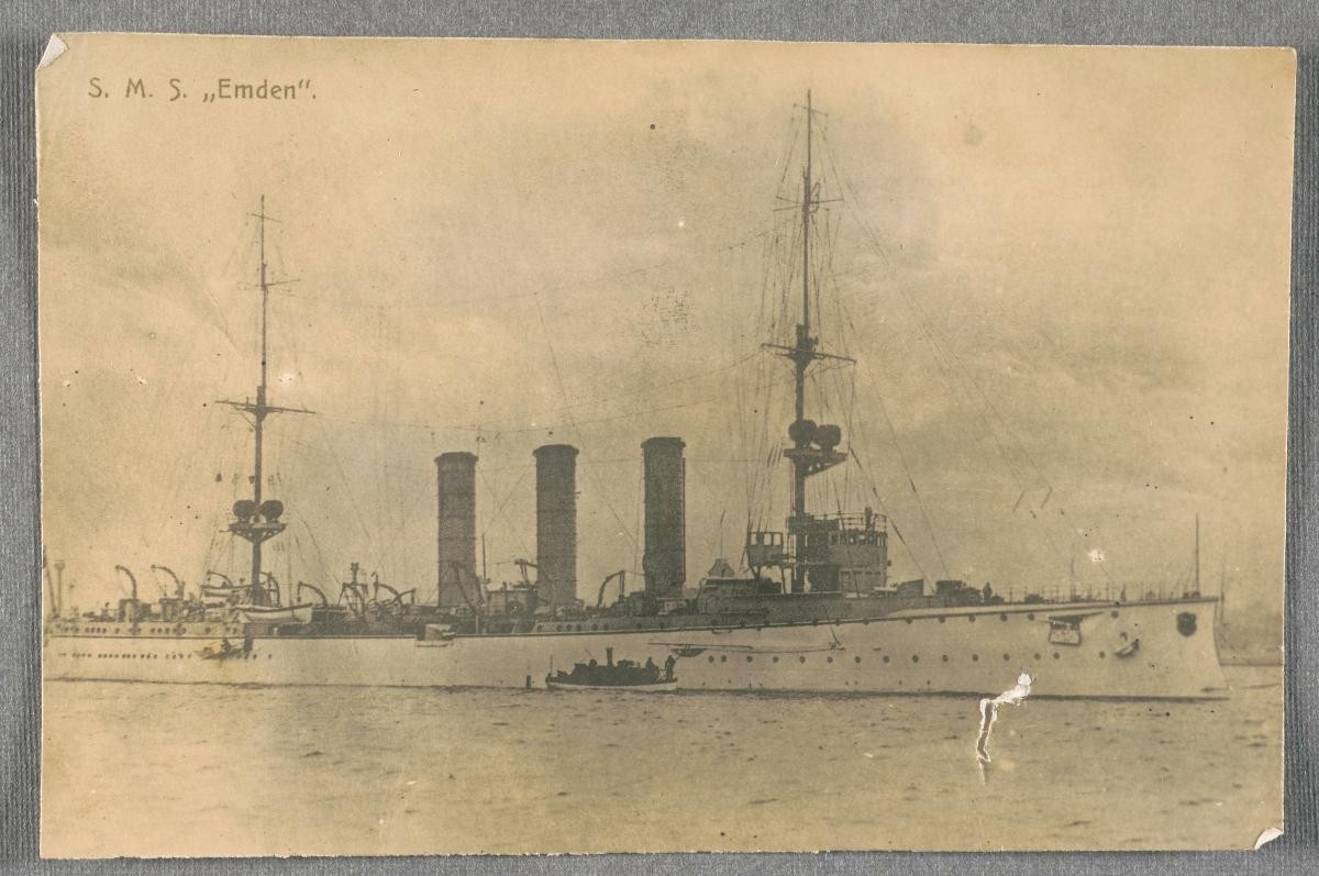The German cruiser ‘Emden’