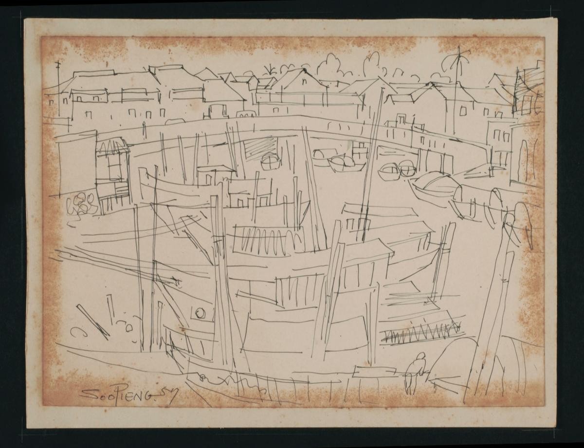 Untitled (Boats in the River)