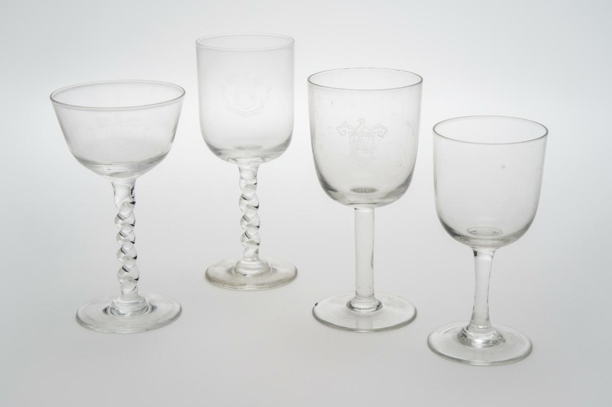 Four Wine Glasses