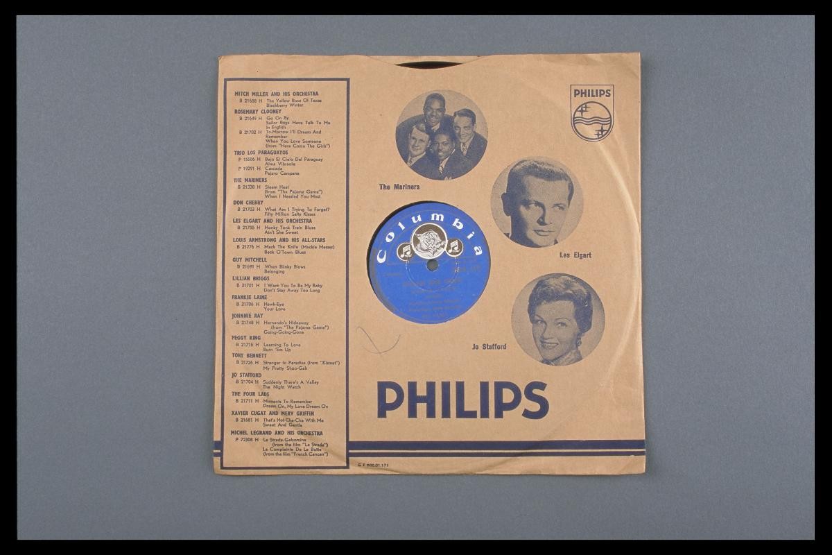 Photograph of Malay vinyl record, ‘Dialam Nan Indah (In Beautiful Nature)’ by Ali Aziz