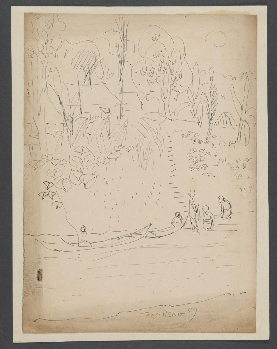 Untitled (Women Washing by The River)