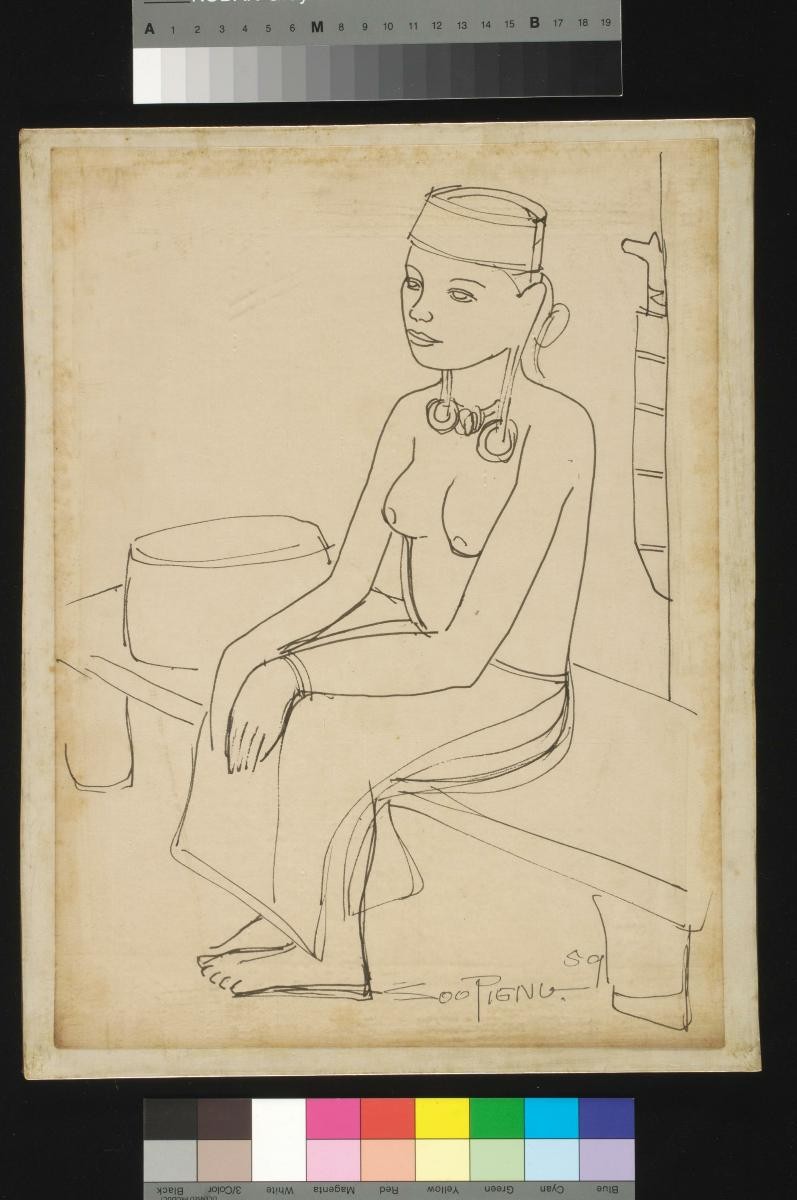 (Untitled) Seated Dayak Woman