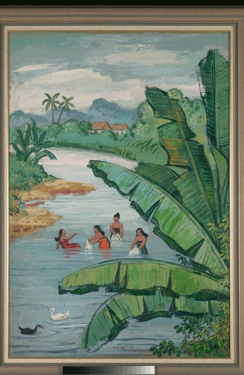 Bathing in the River