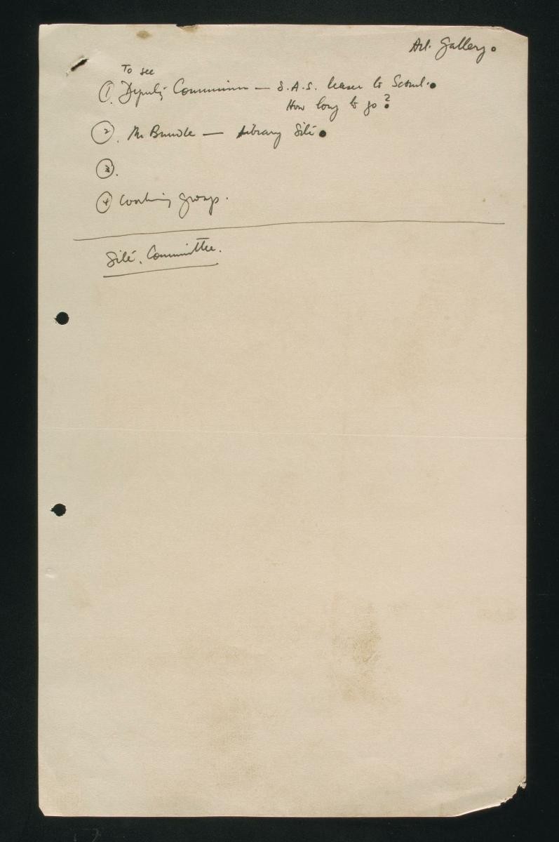 Note from the Honorary Secretary of the Singapore Art Society to members