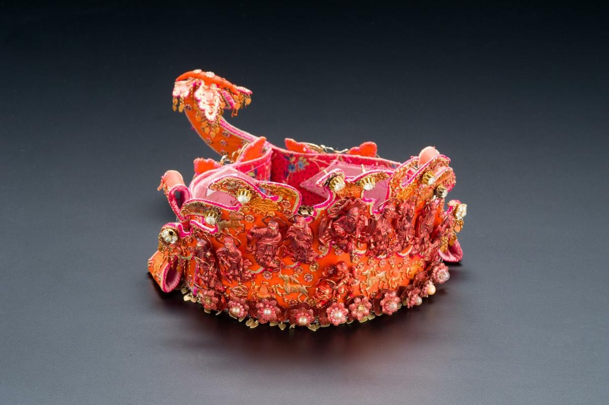 Fine gilt Baxian Guan Headdress for Bride