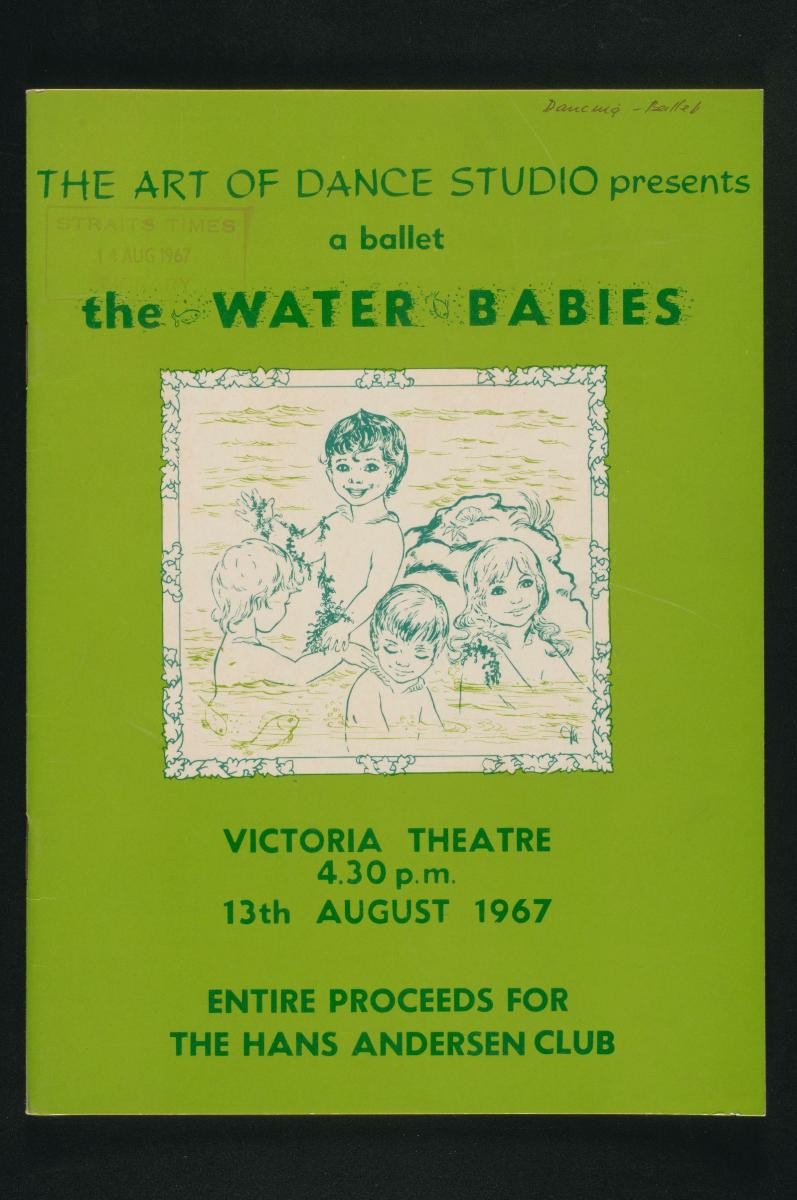 Programme booklet for the ballet, ‘The Water Babies’, by the Art of Dance Studio