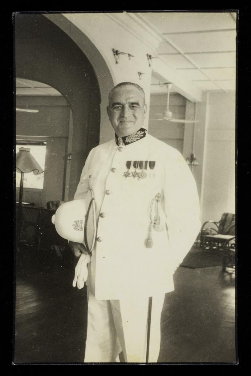 Photograph of a man in military dress