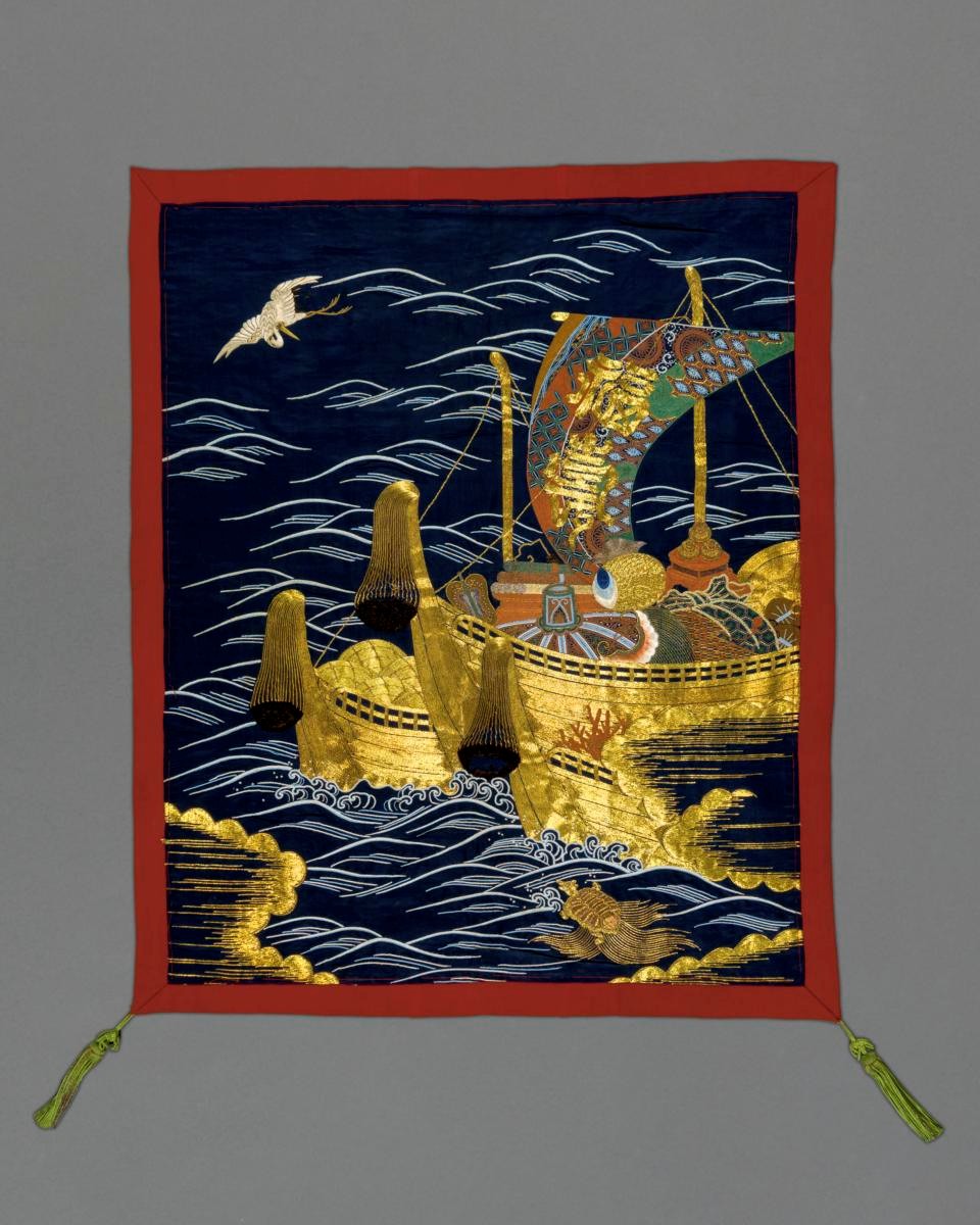 Fukusa with Treasure Ship