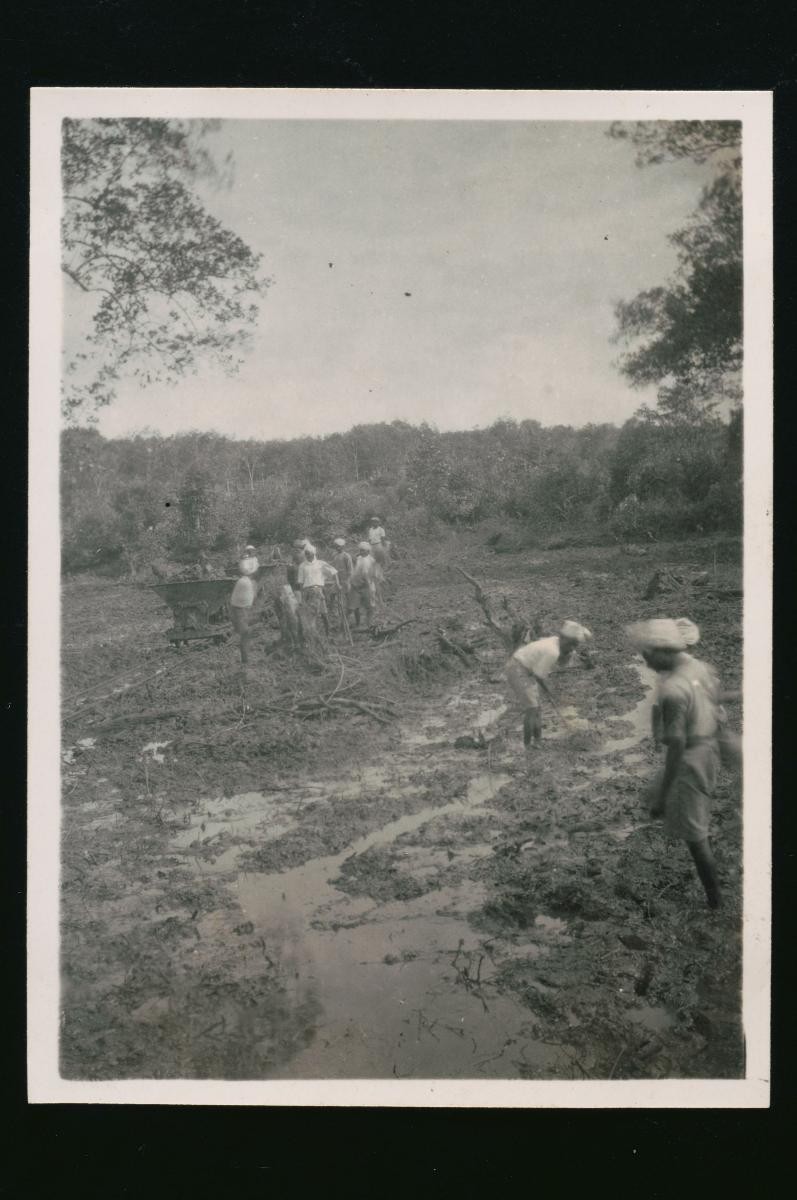 Indian labourers in Seletar