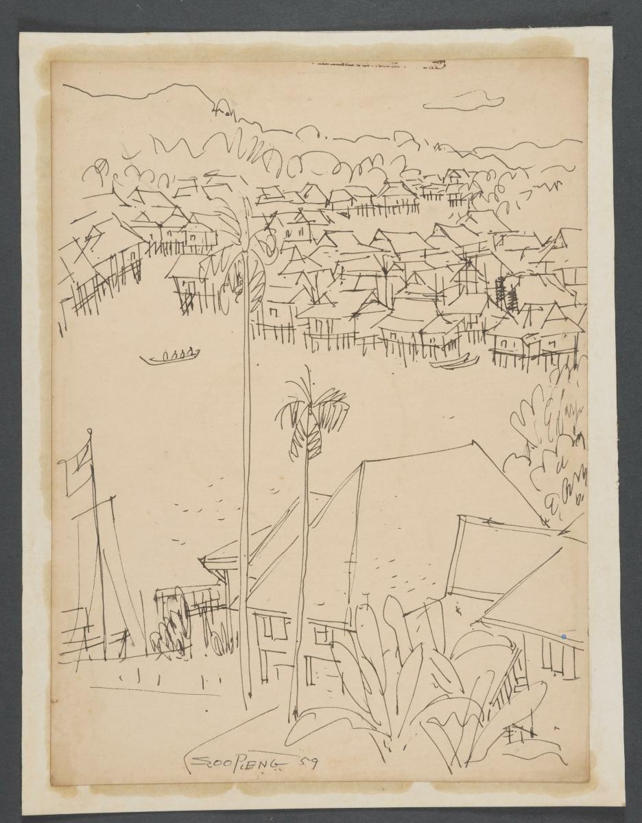 Untitled (View of Water Village from A Hill)