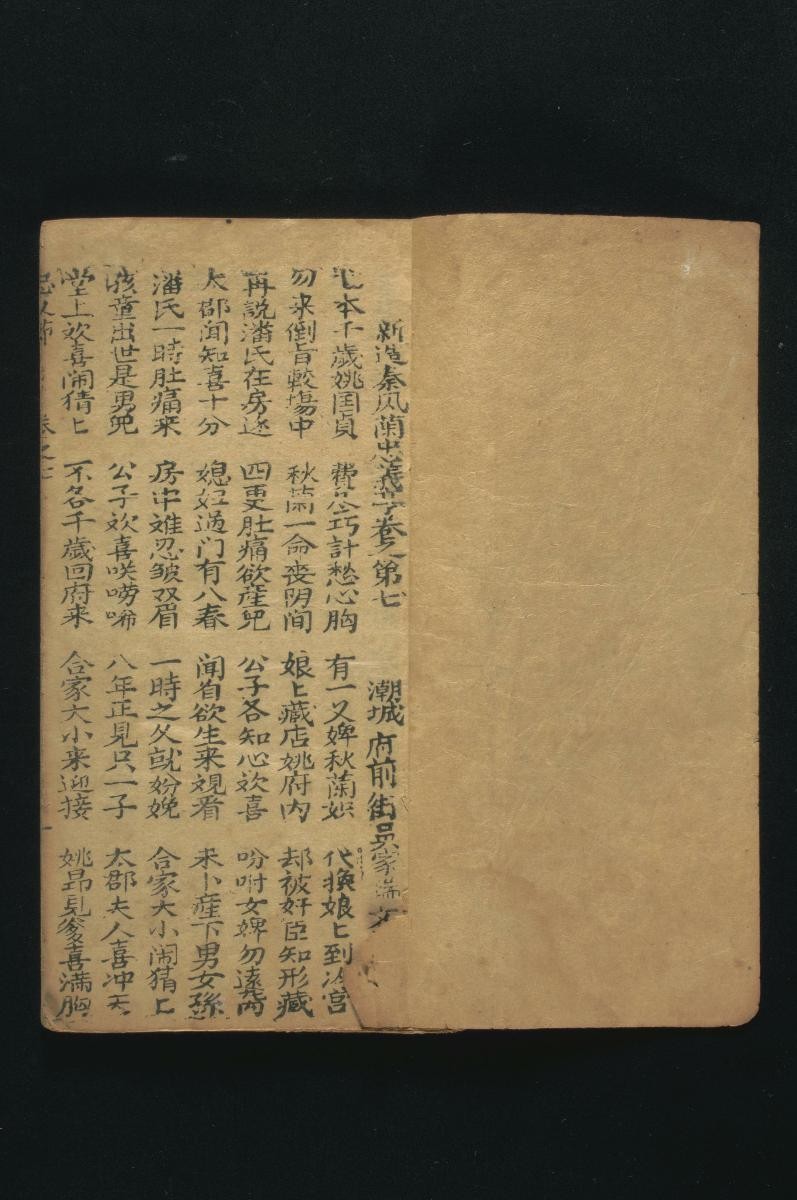 A Chinese opera script
