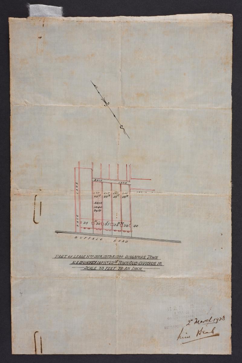 Property plan of Buffalo Road