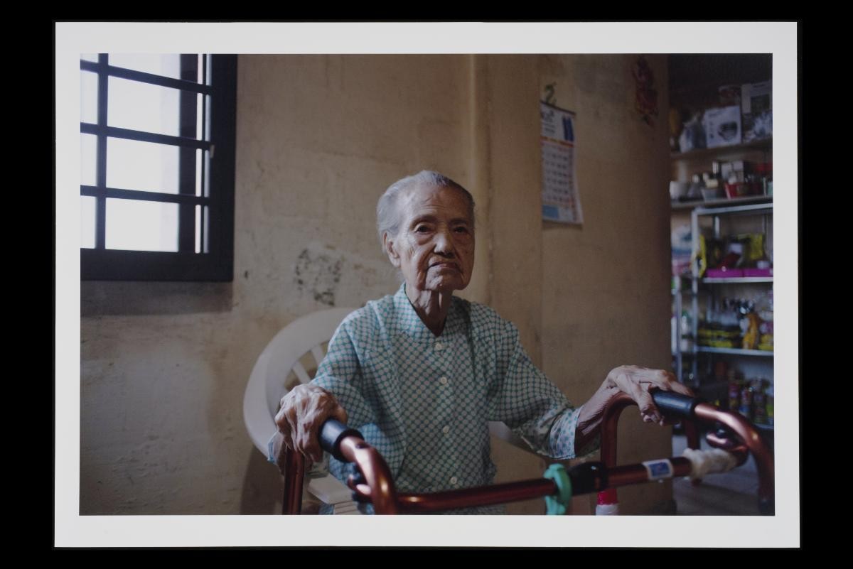 Moon Teng Jie in her one-room rental flat