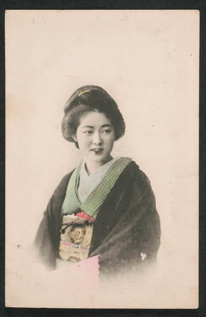 A Japanese geisha