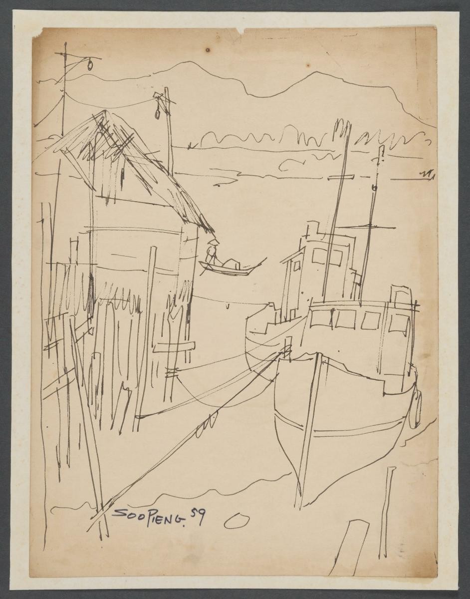 Untitled (Fishing Boats by Kelong)